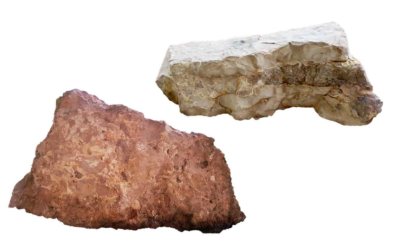 A Close Up Of Rocks