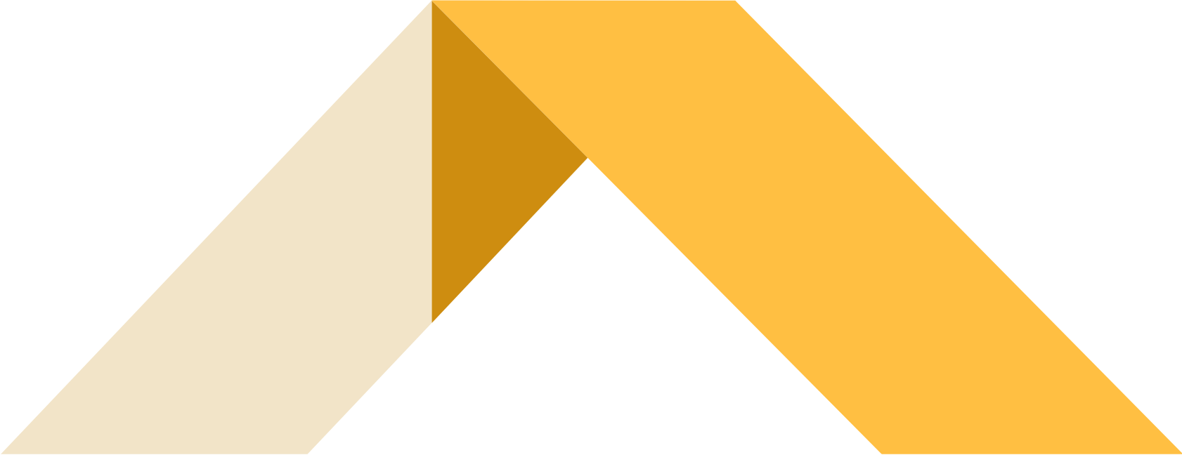 A Yellow Triangle On A Black Background