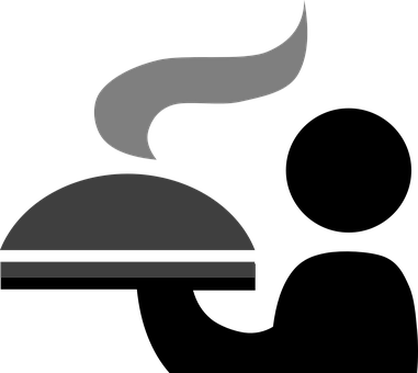 A Grey And Black Logo