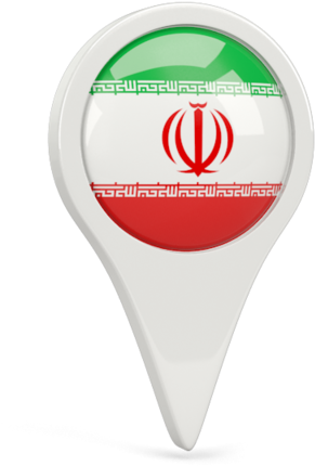 A White Pin With A Flag