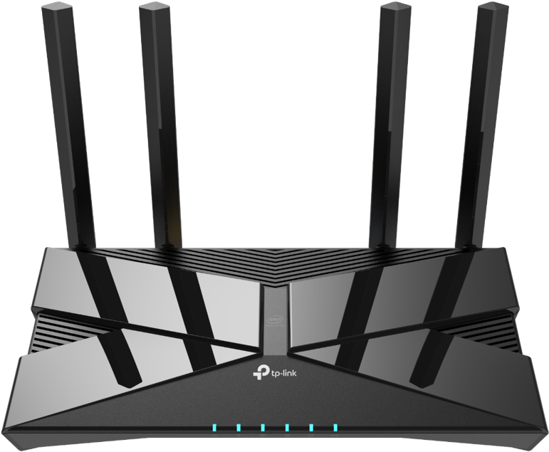 A Black Router With Many Antennas