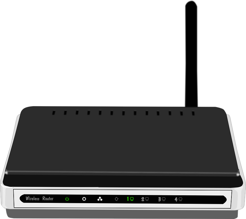 A Black And White Router