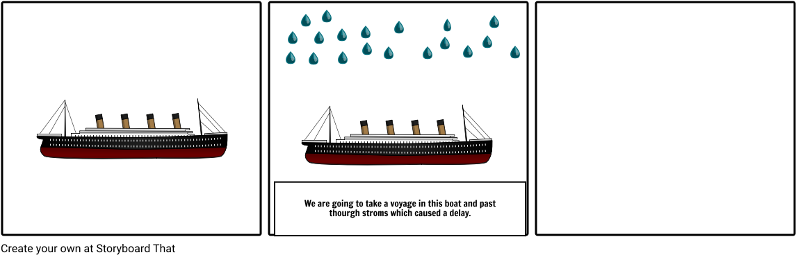 A Ship With Many Drops Of Water