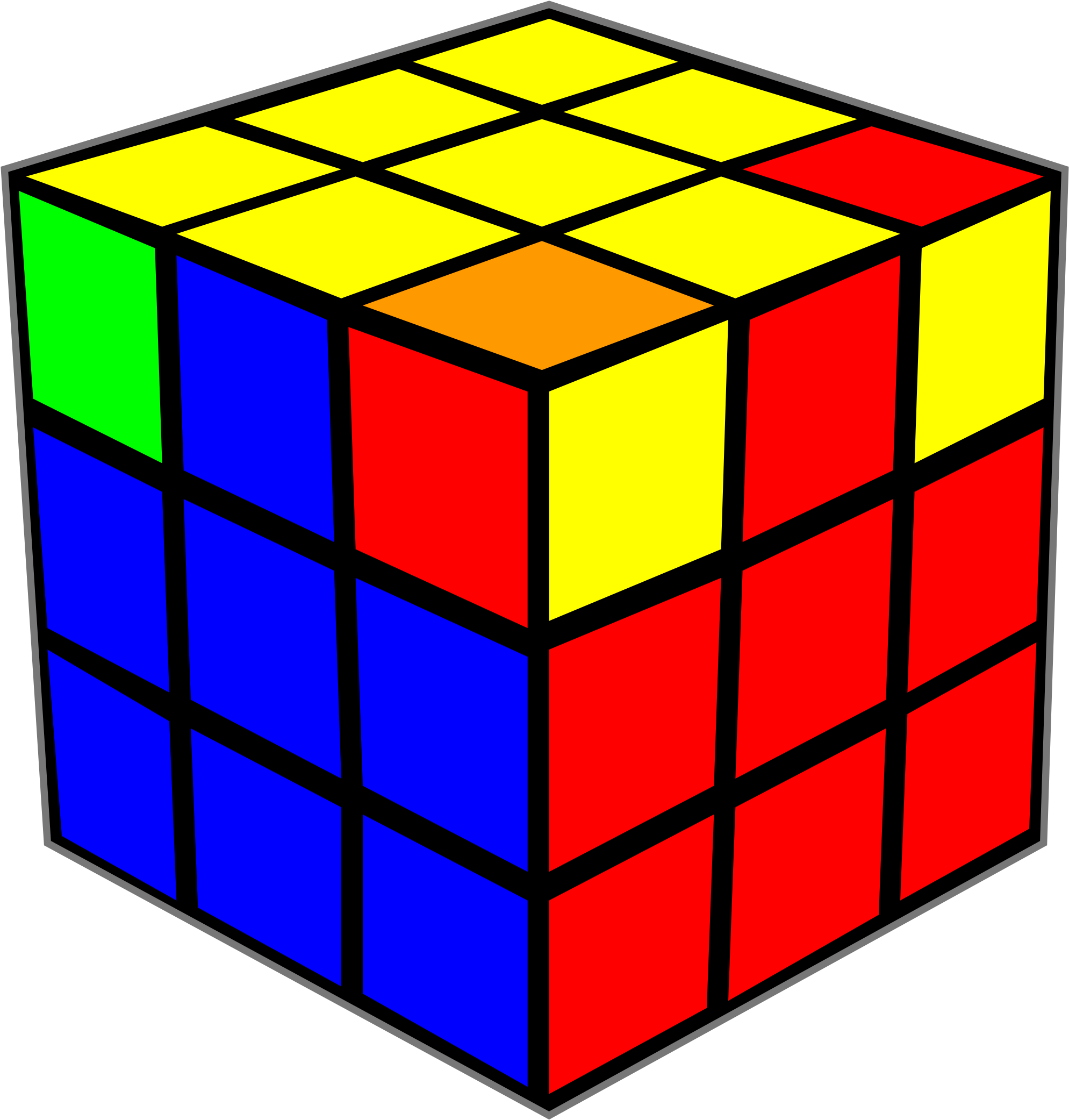 Rubik Cube Png 1989 X 2083