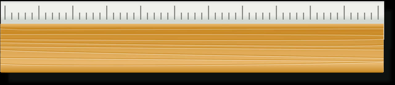 A Ruler On A Wooden Surface