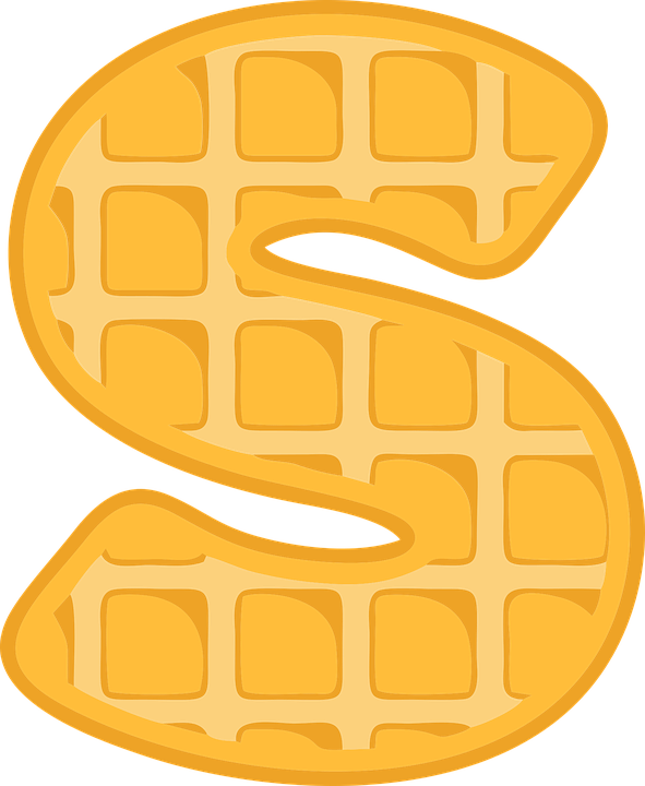 A Letter S Of Waffles