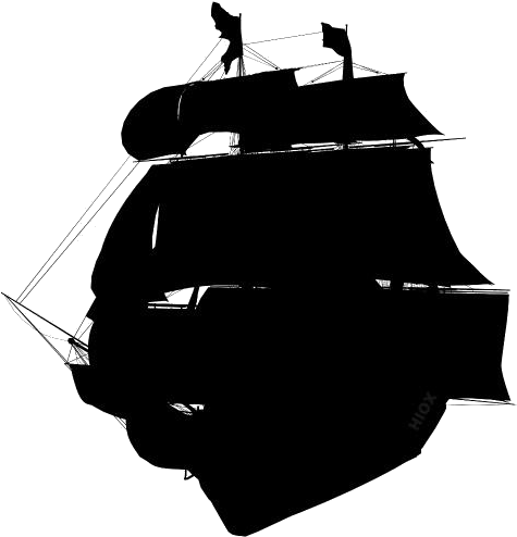 A Silhouette Of A Ship