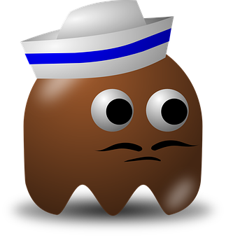 A Cartoon Character With A Sailor Hat