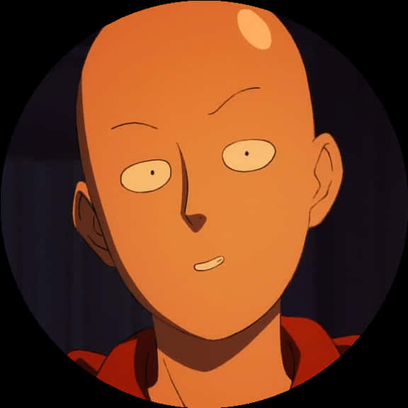 A Cartoon Of A Man With A Bald Head