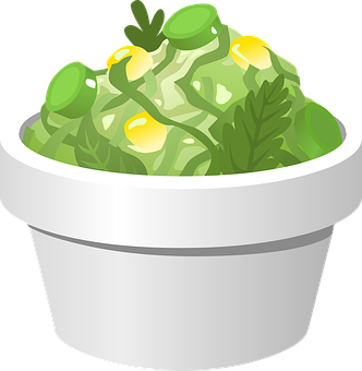 A Bowl Of Green Food