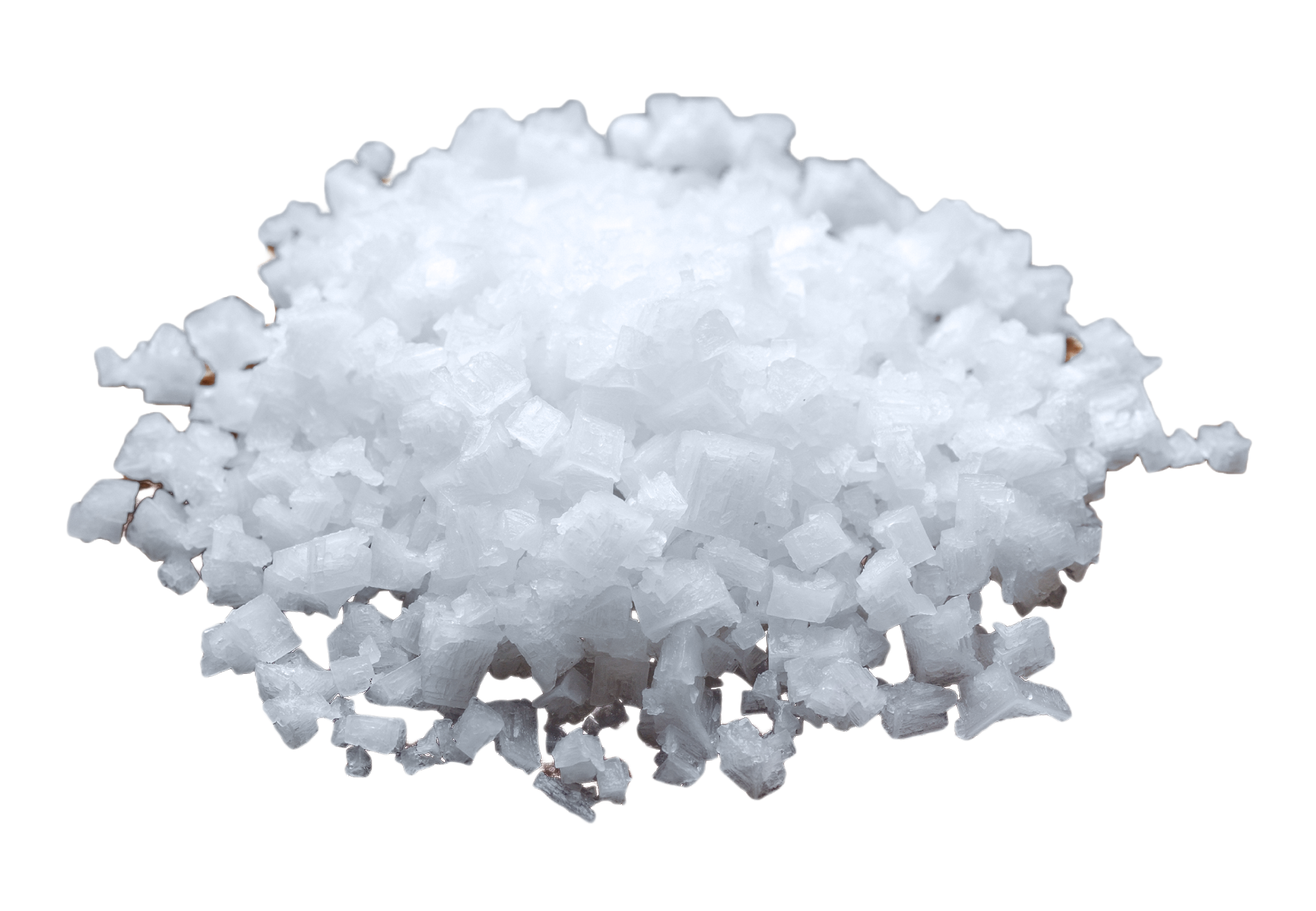 A Pile Of White Crystals