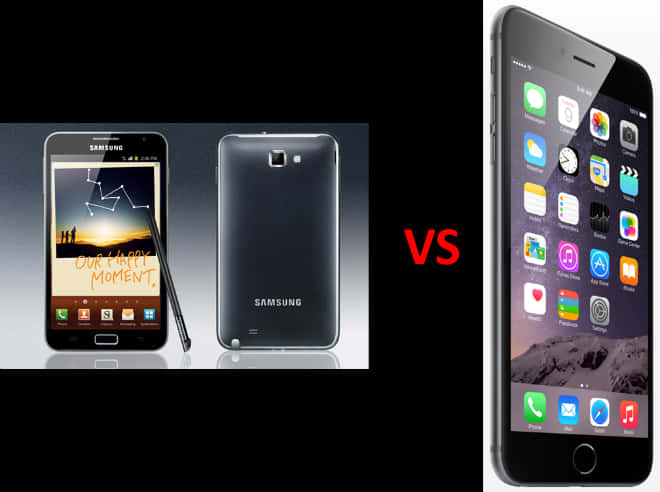 Samsung Galaxy Note 4 Vs Apple Iphone 6 Plus - Size Iphone 8 Plus Vs Iphone 6