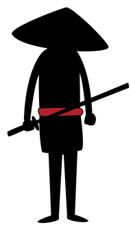 A Red Logo On A Black Background