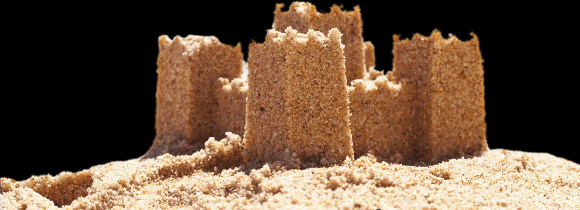 A Sand Castle Made Out Of Sand