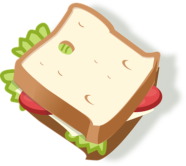 A Sandwich With Meat And Vegetables