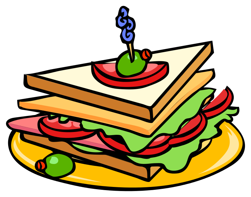 A Sandwich On A Plate