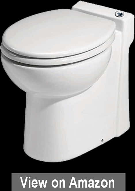 A White Toilet With A Seat Down