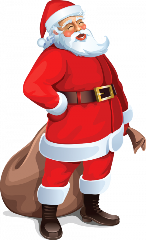 A Cartoon Of A Santa Claus