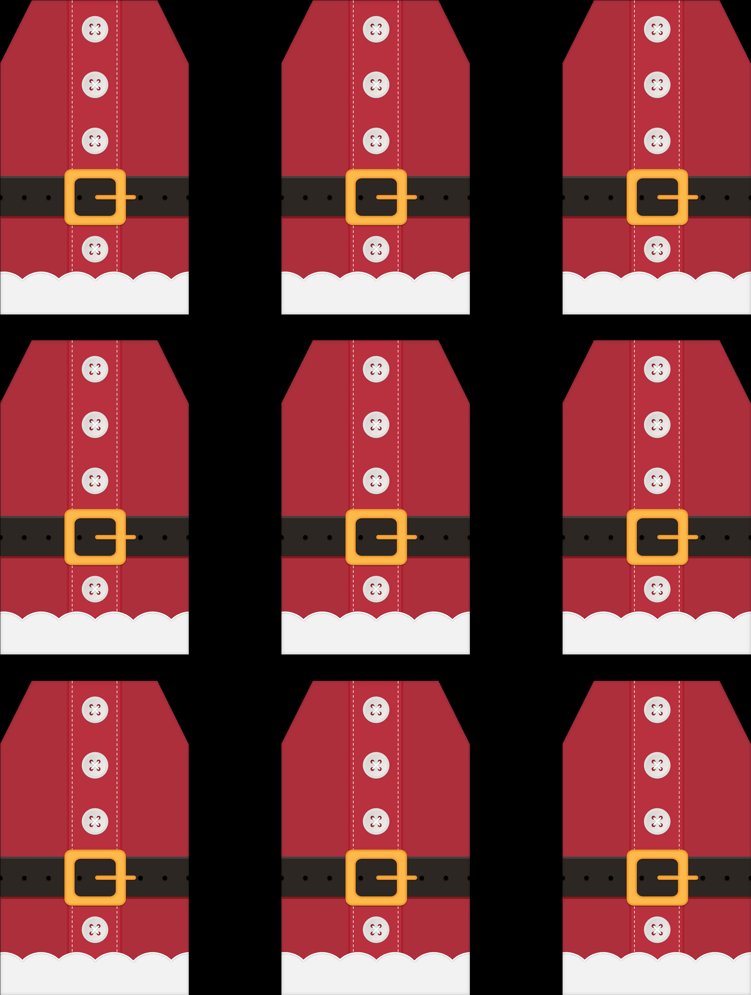 Santa Suit Gift Tags, Hd Png Download