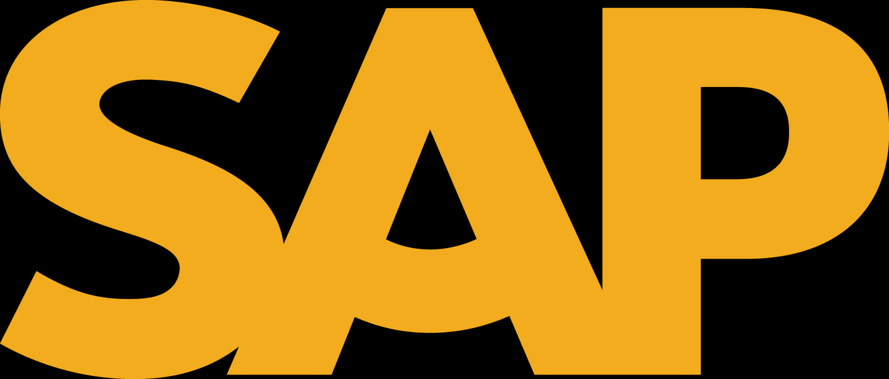 A Yellow Letter On A Black Background