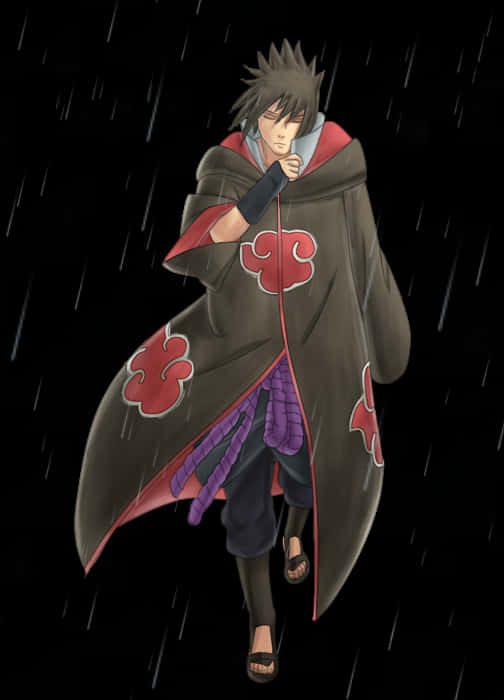Sasuke Under Rain