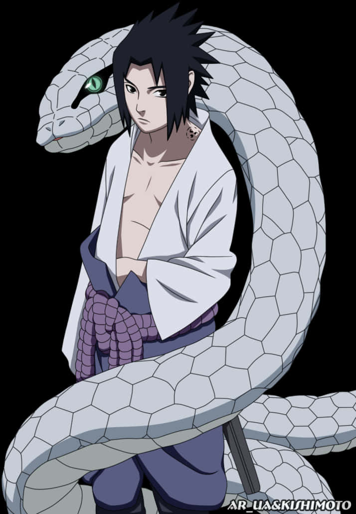 Sasuke With Snake