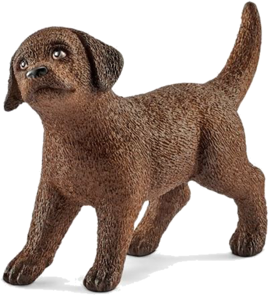 A Brown Dog Statue With A Black Background