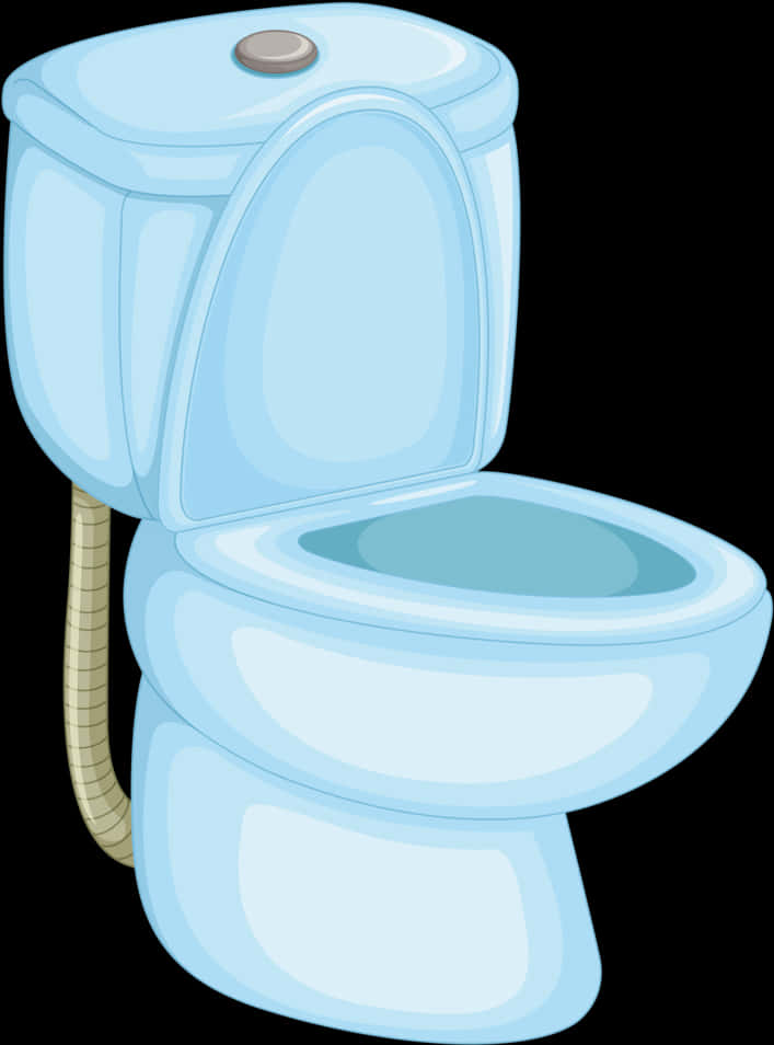 A Cartoon Of A Toilet