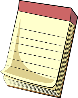 A Notepad With Lined Paper