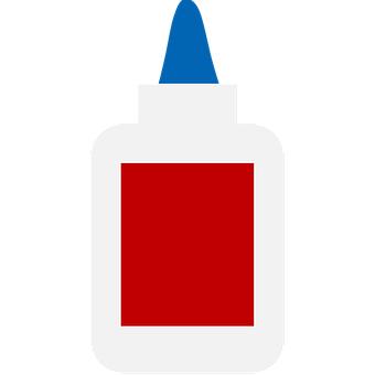 A White Bottle With A Blue Tip