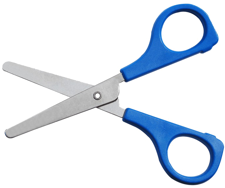 A Pair Of Blue Scissors