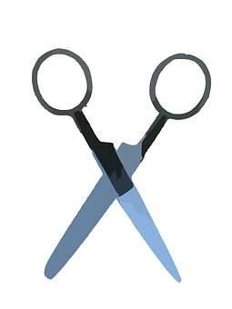 A Pair Of Scissors Crossed