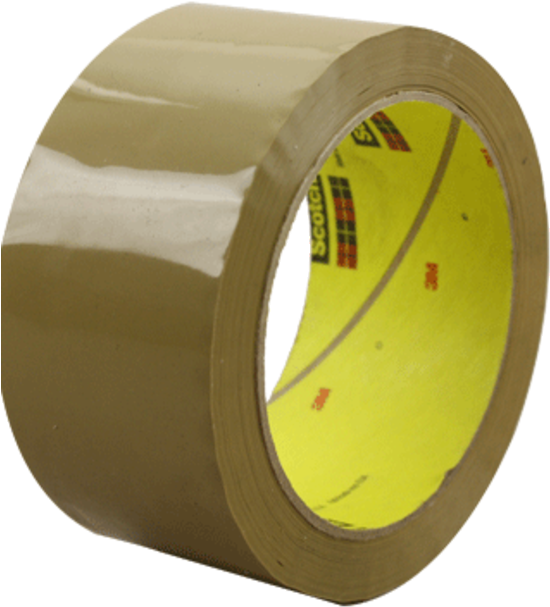 A Roll Of Tape With A Yellow Center