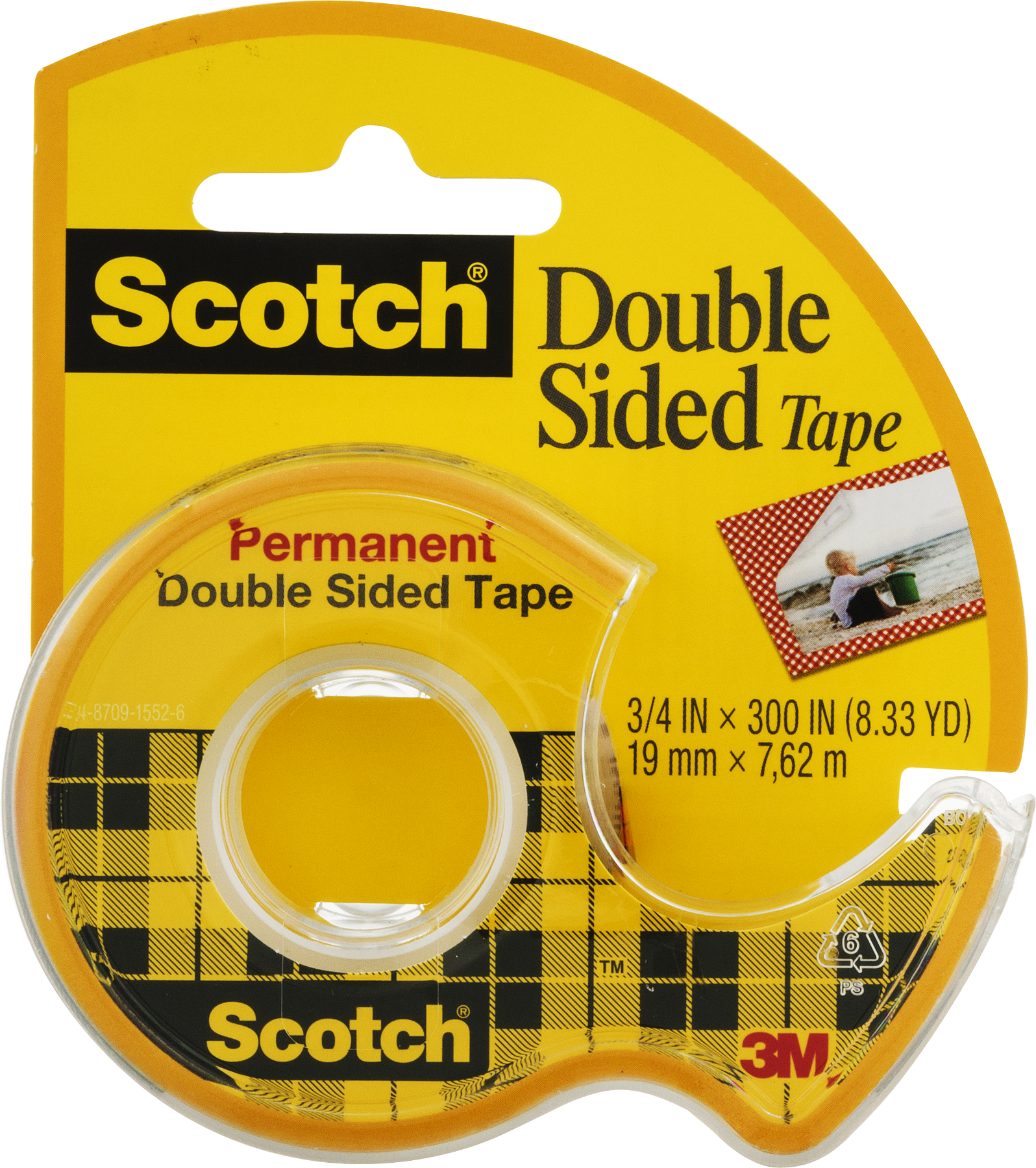 A Yellow And Black Tape In A Package
