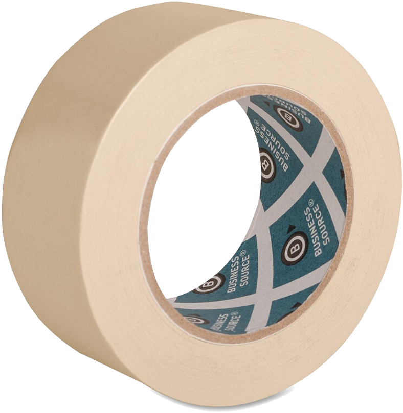 A Roll Of Tape With Blue And White Design