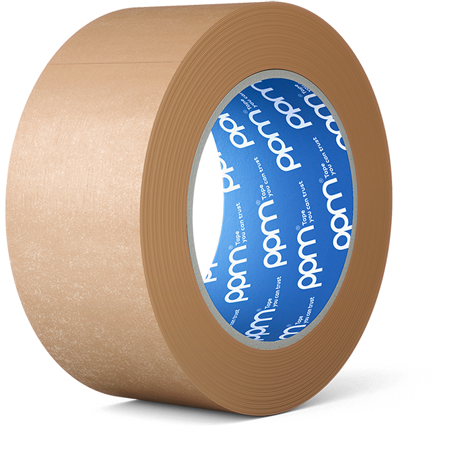 A Roll Of Tape With Blue Label