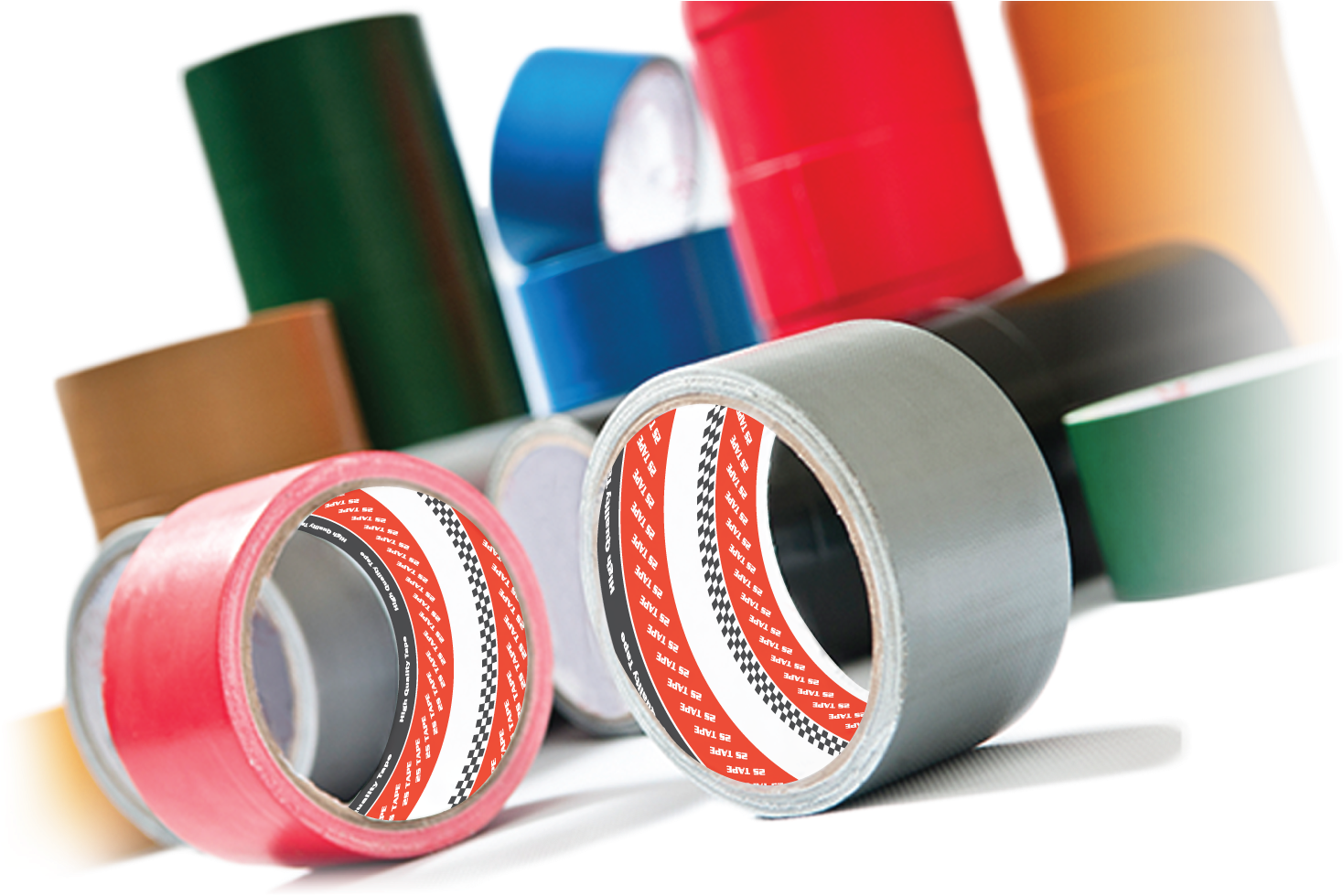 Several Rolls Of Duct Tape