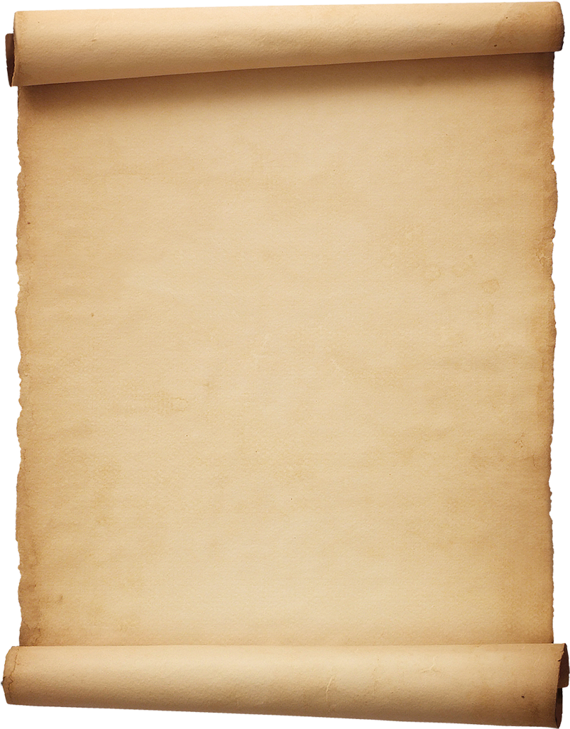 Scroll Paper Png 803 X 1027