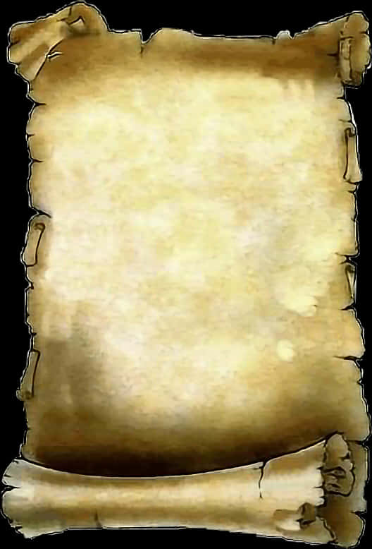A Parchment With Black Background