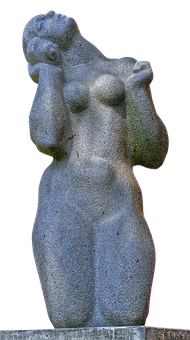 A Statue Of A Woman