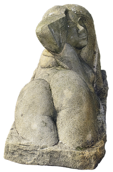 A Statue Of A Woman