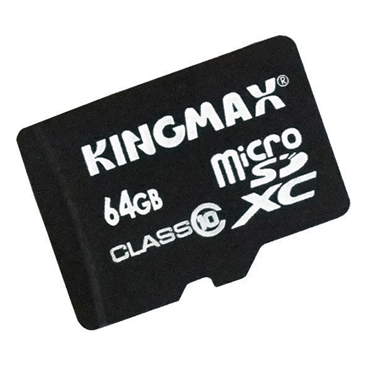 A Black Memory Card With White Text