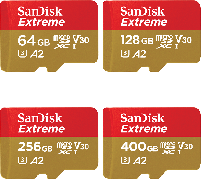 A Group Of Memory Cards