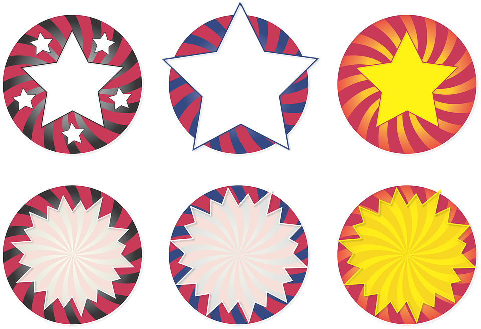 A Group Of Circular Objects With Different Colors