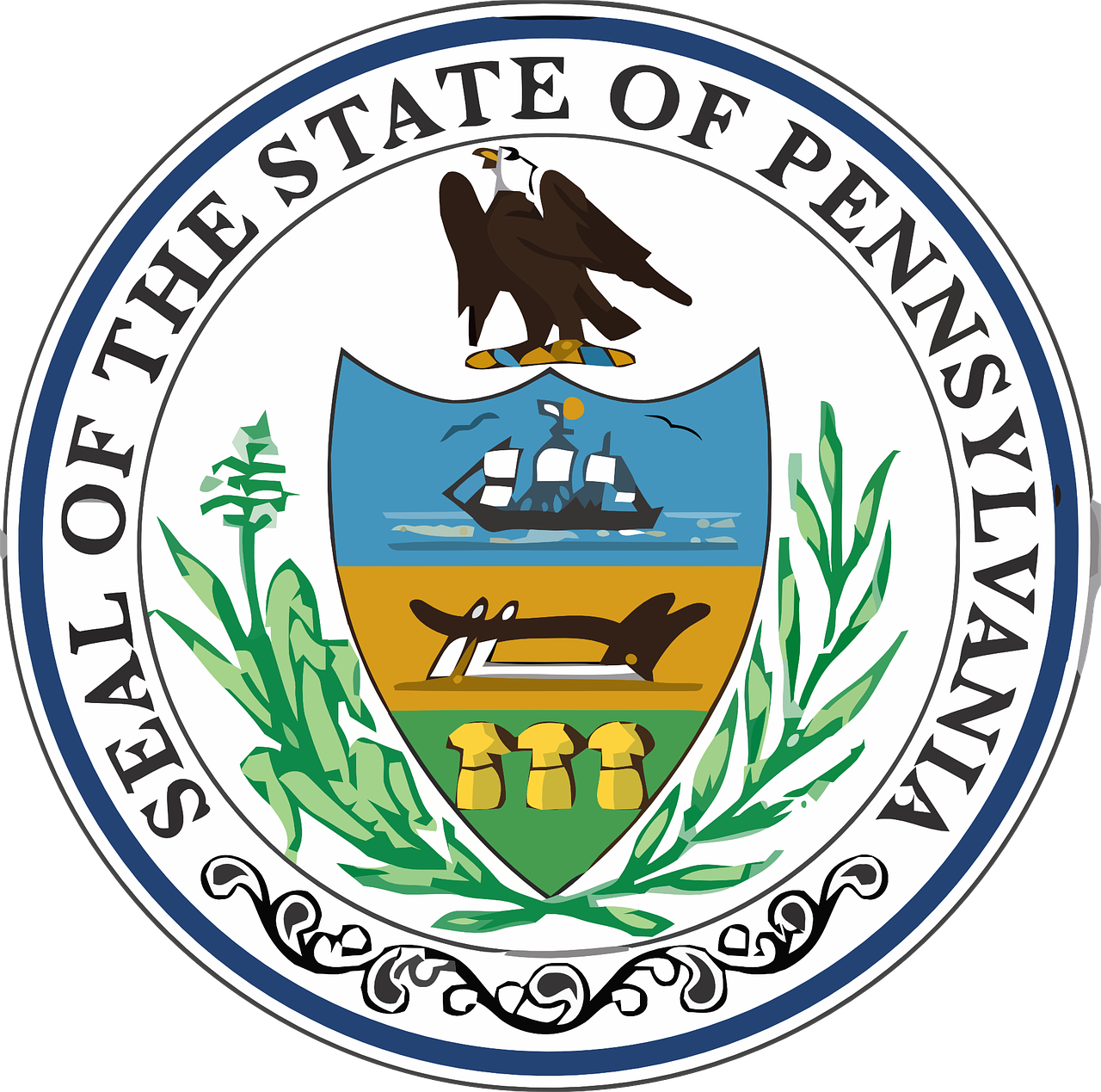 A Seal Of The State Of Pennsylvania