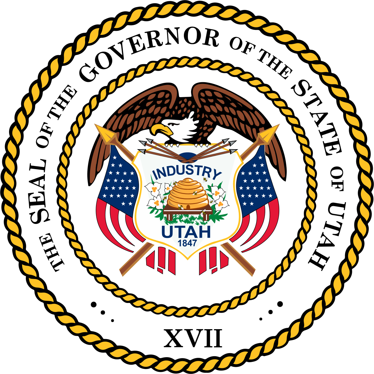 Seal Of The Governor Of Utah, Hd Png Download
