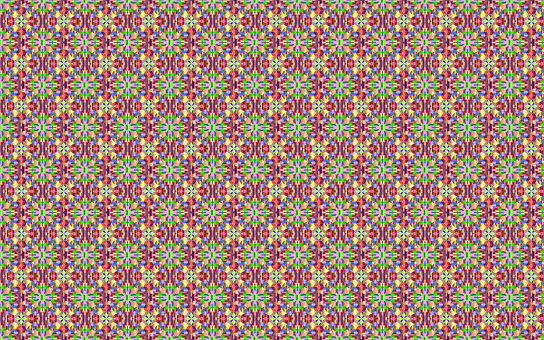A Colorful Pattern With Many Small Squares