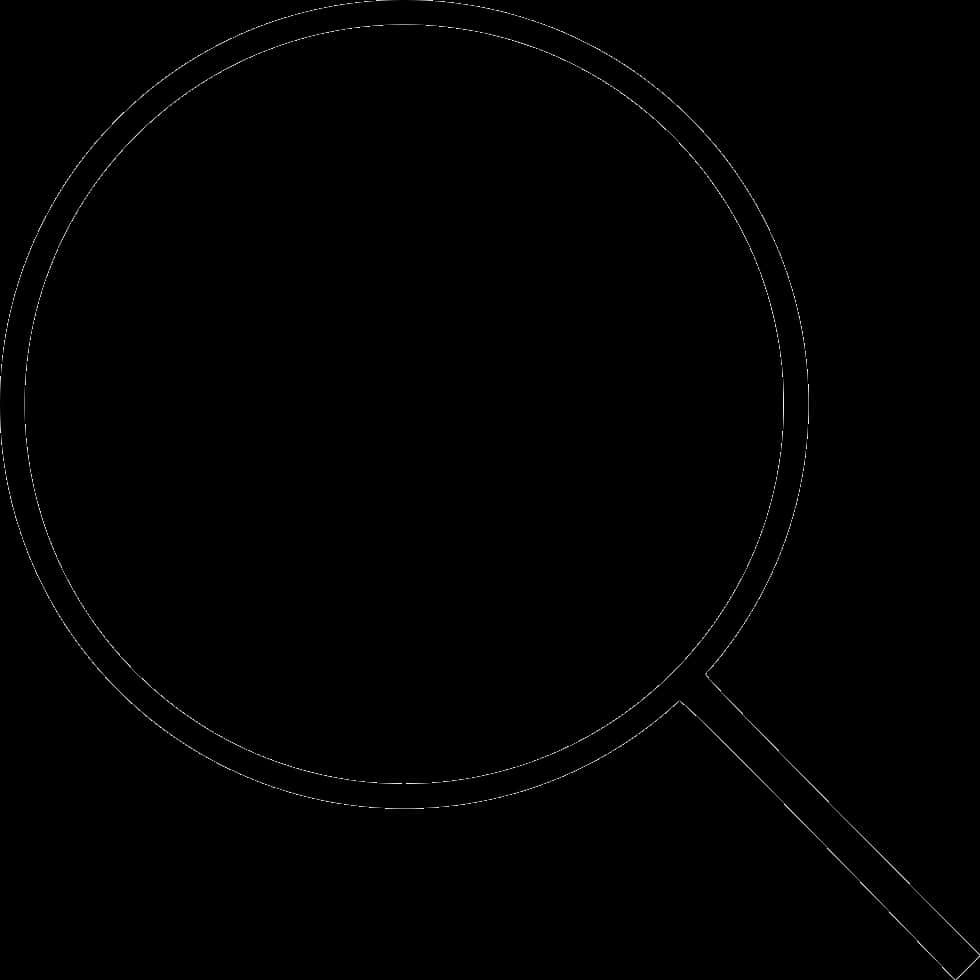 A Black Magnifying Glass