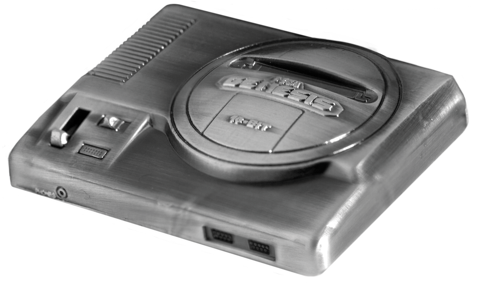 A Silver Video Game Console