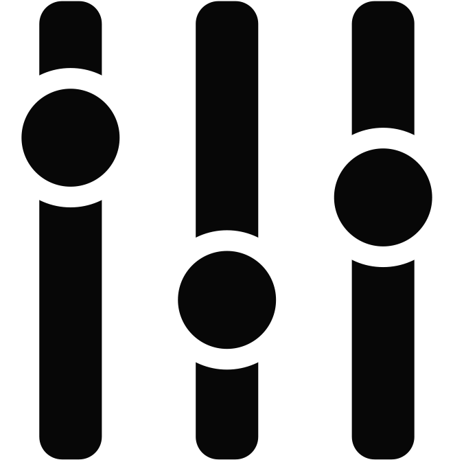 A Group Of White Circles On A Black Background